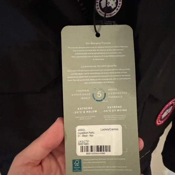 Canada Goose Black Expedition Parka with Fur Hood